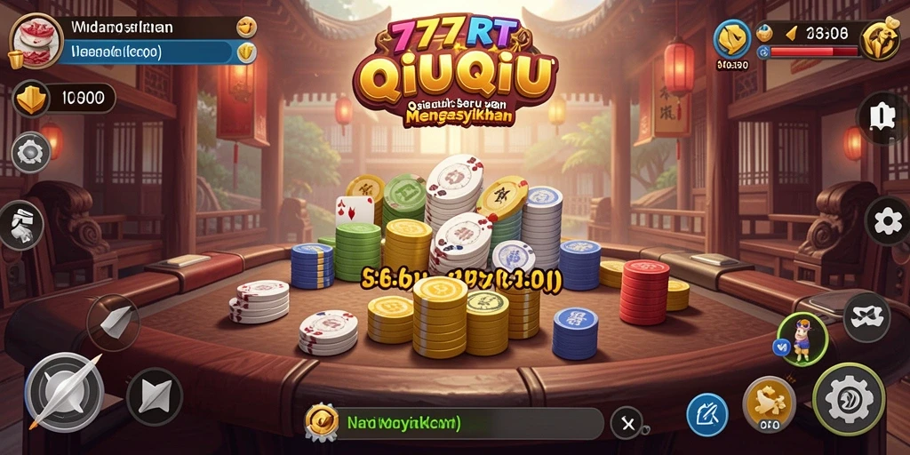 Screenshot gameplay QiuQiu yang seru dan kompetitif