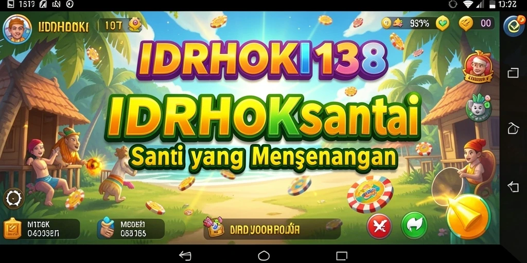 Tampilan screenshot utama dari gameplay <strong>IDRHOKI138</strong> yang menarik dan penuh warna.