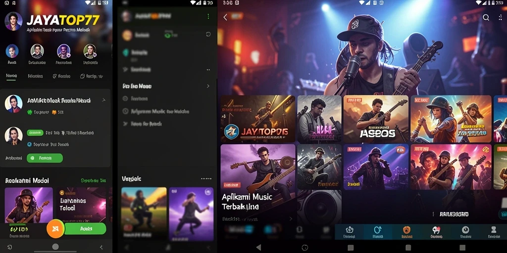 Tampilan menarik dari gameplay musik JAYATOP77.