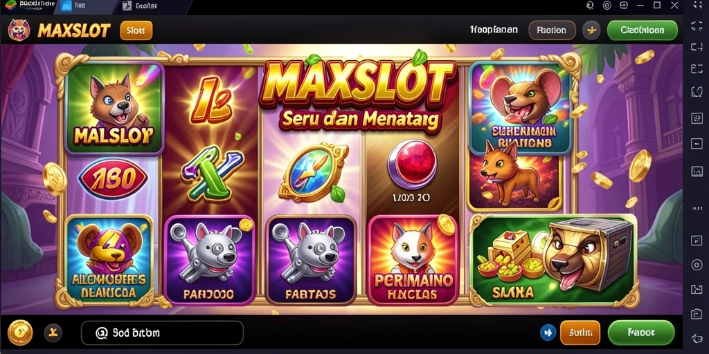 Tampilan gameplay seru dan menarik dari MAXSLOT.