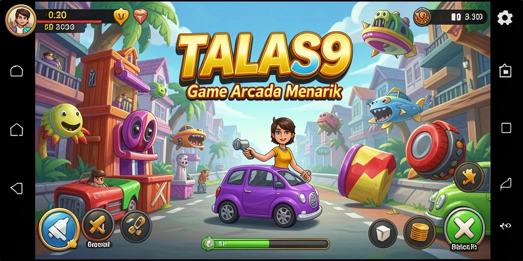 Tampilan gameplay menarik dari TALAS89 dengan grafis memukau.