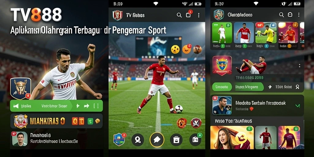 Screenshot utama TV888 menampilkan gameplay olahraga yang seru dan menarik.