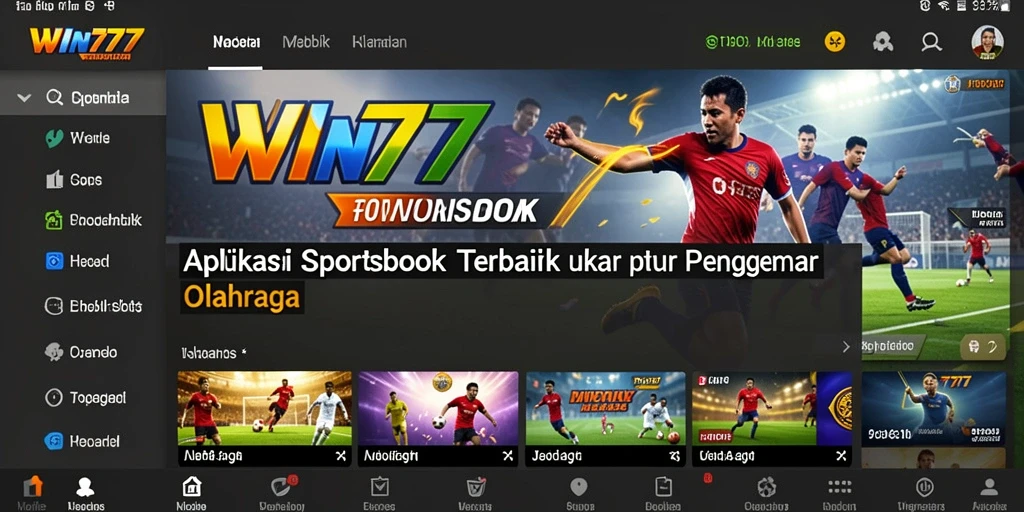 Tampilan gameplay taruhan olahraga yang mendebarkan di WIN777.